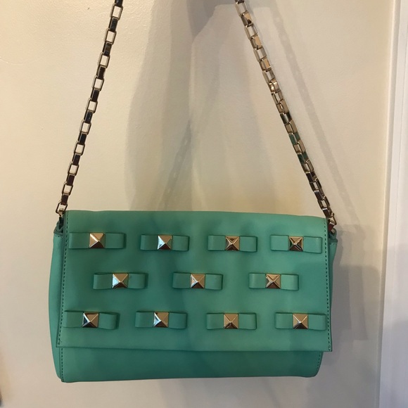 kate spade Bags Kate Spade Studded Bow Clutch Poshmark